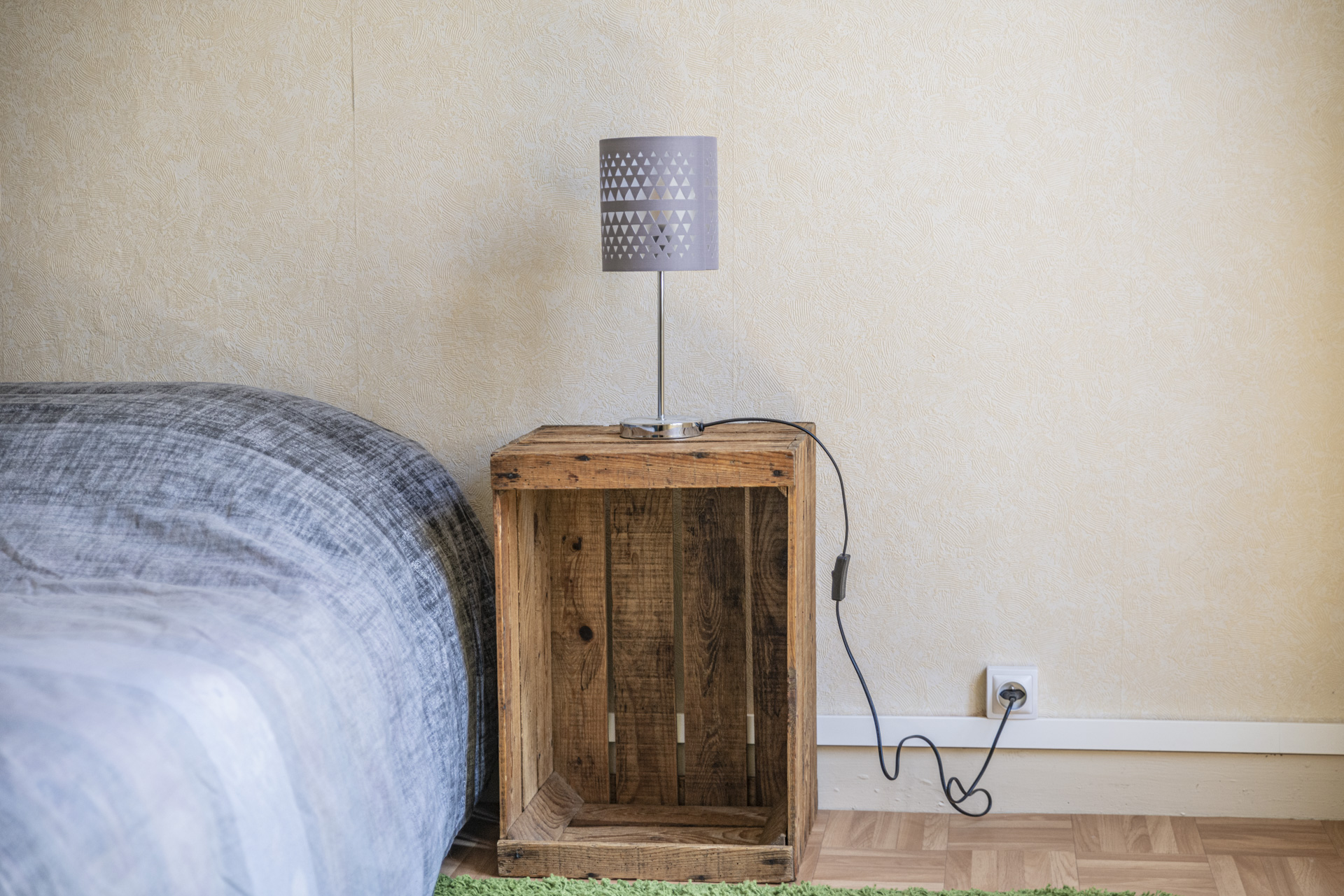 Chambre avec deux lits