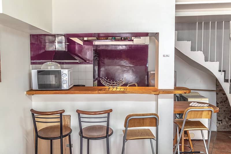 Bar d'une maison atypique en location